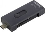 

Устройство чтения карт памяти USB 3.0/Type C/OTG Hama 00135753 серый