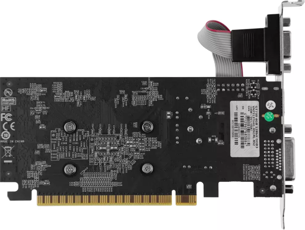 Видеокарта Biostar PCI-E GT730-4GB D3 LP (GF108) NVIDIA GeForce GT 730 4Gb 128bit GDDR3 700/1333 DVIx1 HDMIx1 CRTx1 HDCP Ret