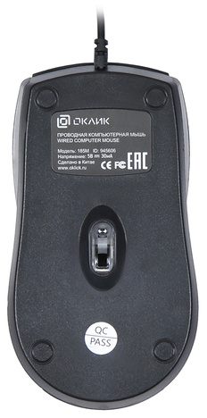 Мышь Oklick Мышь 185M 945606, цвет черный