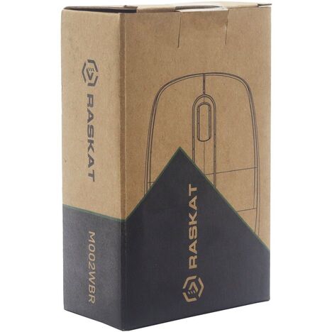 Мышь Raskat Мышь M002WBR, цвет черный