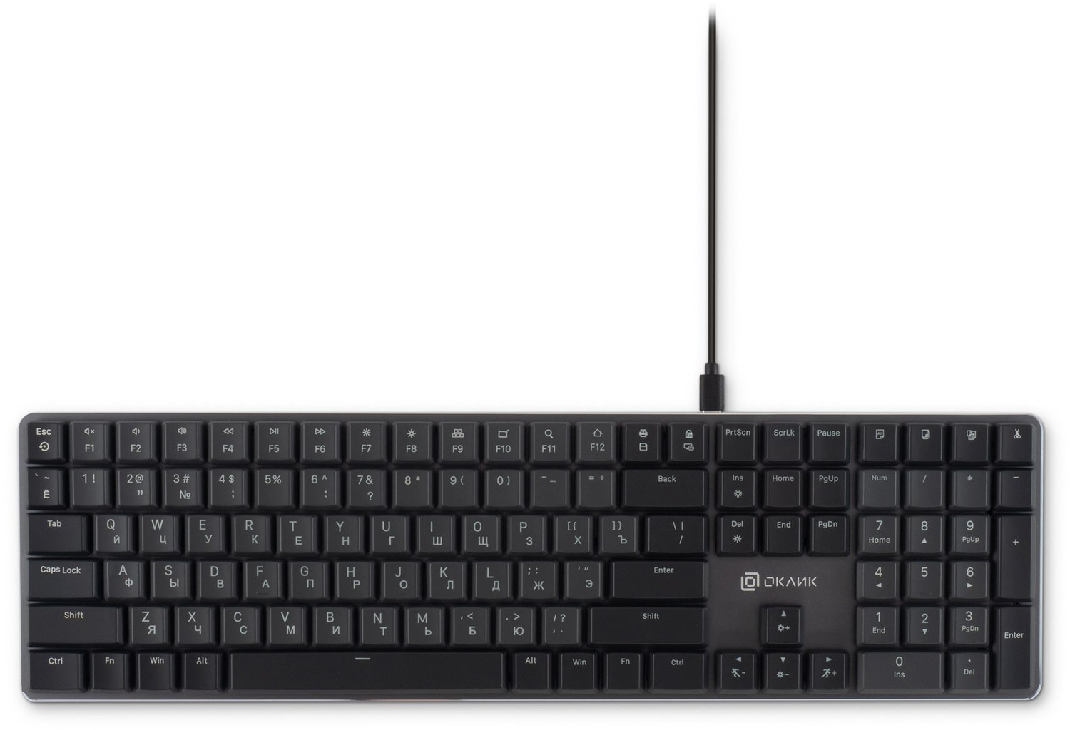 Клавиатура Oklick KeyBoard K953X 1901086, цвет черный