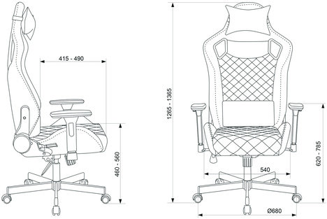 Кресло игровое KNIGHT  OUTRIDER
