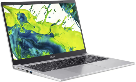 Ноутбук Acer Aspire Lite 15 AL15-36P-C9XQ Intel Core N150/8Gb/SSD256Gb/15.6"/IPS/FHD/1920x1080/60Hz/NoOS/Silver (NX.DGJCD.004)