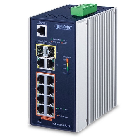 Коммутатор Planet IGS-4215-8P2T2S