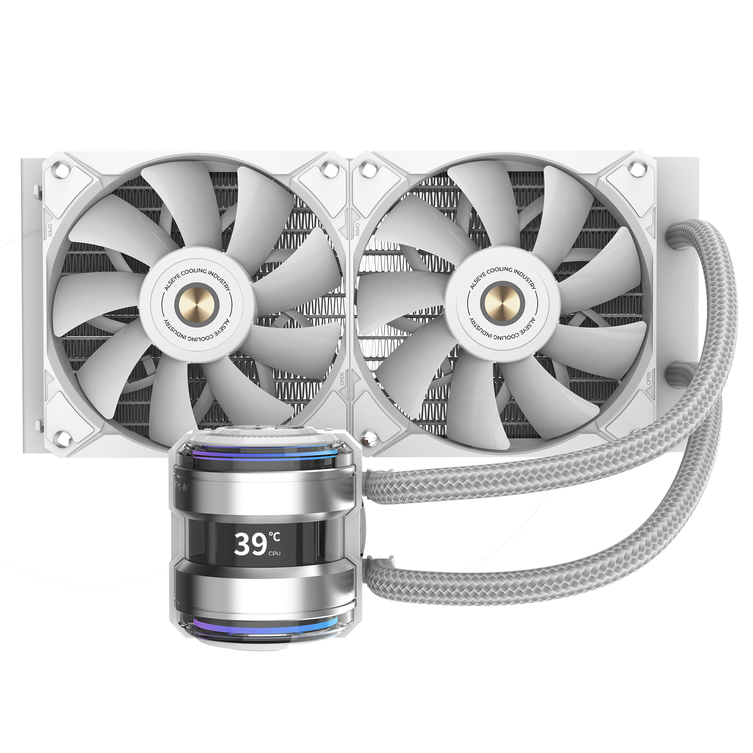 Кулер Процессорный ALSEYE Жидкостная система охлаждения i240 White