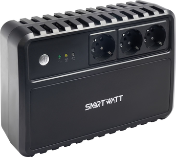 Источник бесперебойного питания Smartwatt Safe 800 480Вт 800ВА черный