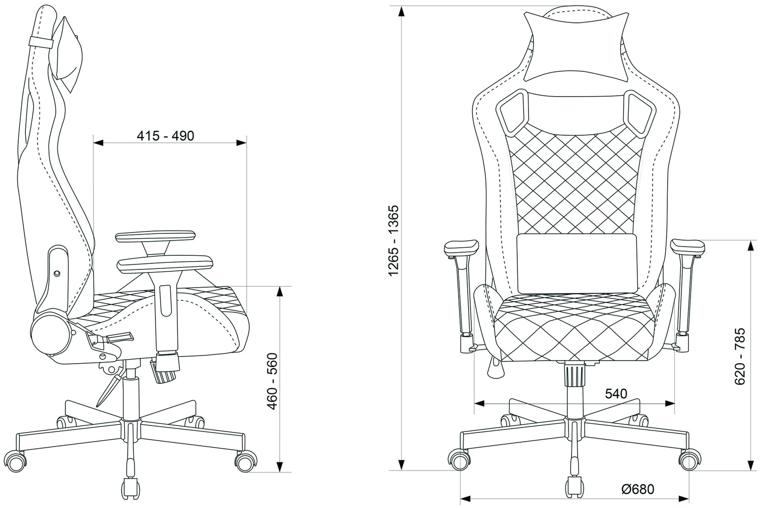 Кресло игровое KNIGHT  OUTRIDER