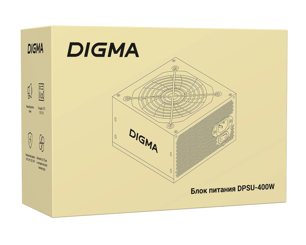 Блок питания DIGMA DPSU-400W