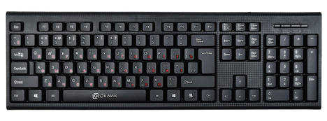 Клавиатура Oklick KeyBoard 120M 1083044, цвет черный