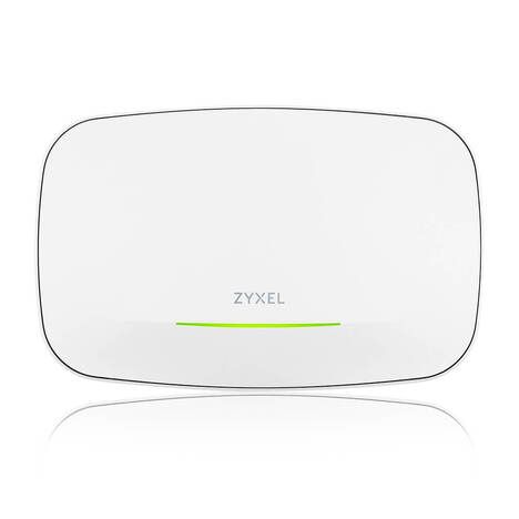 Точка доступа Zyxel NebulaFlex NWA130BE, WiFi 7, 802.11a/b/g/n/ac/ax/be (2,4 и 5 ГГц), MU-MIMO, антенны 2x2, до 688+4320 Мбит/с, 2xLAN 2.5GE, PoE