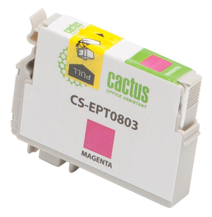 Картридж пурпурный Cactus CS-EPT0803