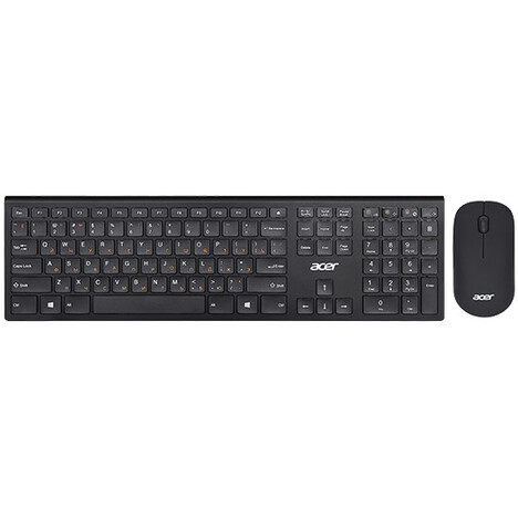 Клавиатура+мышь ACER OKR030 ZL.KBDEE.005, цвет черный