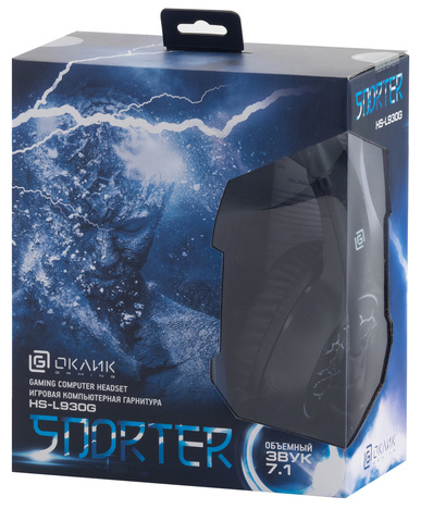 Наушники Oklick HS-L930G SNORTER, цвет черный