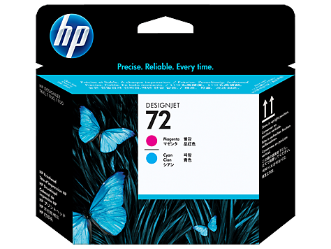 

Печатающая головка голубой, пурпурный HP Inc. 72, C9383A