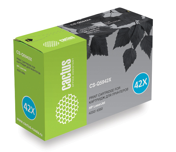 Картридж черный Cactus CS-Q5942X