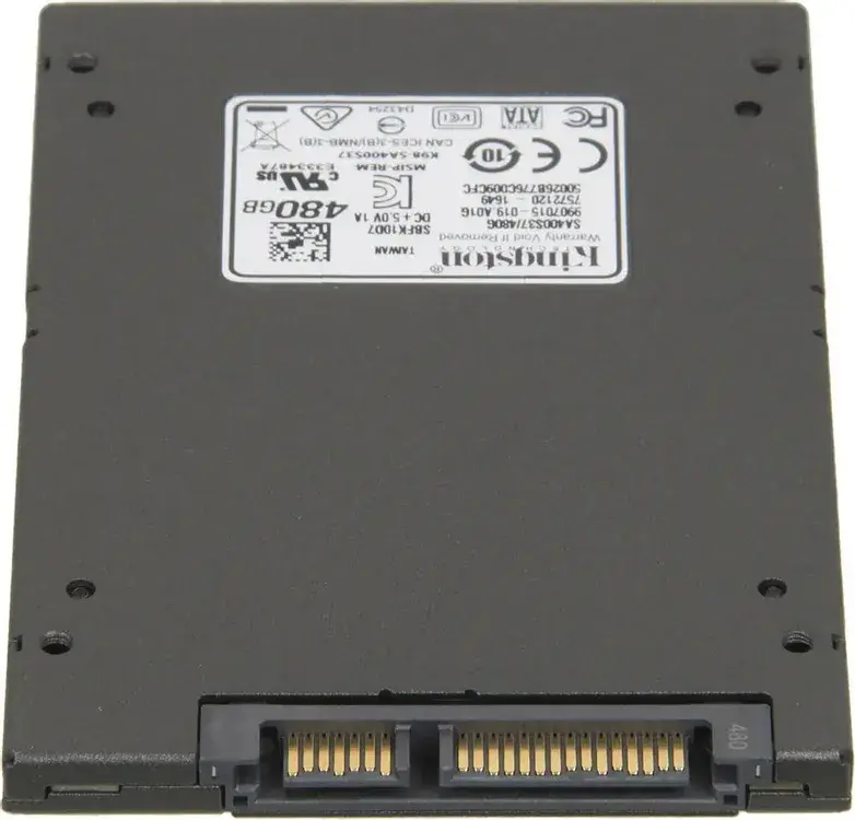 Внутренний твердотельный накопитель Kingston A400 SATA3 2.5" 7mm 480GB
