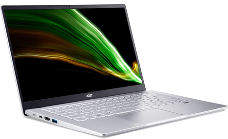 Ноутбук ACER Swift 3 SF314-511-32P8 Intel Core i3-1115G4 (серебристый)