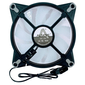 Вентилятор ALSEYE FB120-B Fan Dimensions: 120*120*25
Fan flade: 9pcs，white
Voltage: DC 12V
Current: 0.27A
Power: 3.24W
Fan speed: 1000RPM±10%
Air Flow:32.05CFM
Air Pressure: 0.98mmH2O
Noise Level: 22.5dBA
Connector: Molex 4PIN
Bearing Type: Hydraulic
Accessories: Screw x 4
Retail