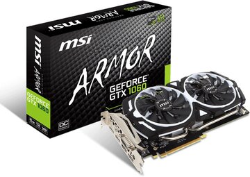 Видеокарта MSI GeForce GTX 1060 6 ΓБ Retail