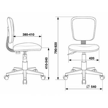 Кресло детское Бюрократ  CH-W204NX