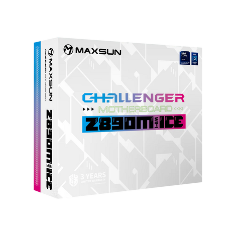 Материнская плата Maxsun LGA 1851 Intel Z890 Challenger Z890M WIFI ICE