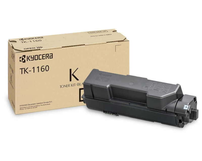 Тонер-картридж черный Kyocera TK-1160, 1T02RY0NL0