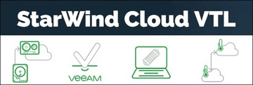 StarWind Software Inc. StarWind Cloud VTL (лицензия ), Datacenter + Veeam Essentials Enterprise (1y ASM)