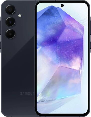 Смартфон Samsung Galaxy A55 SM-A556E 256 ГБ темно-синий