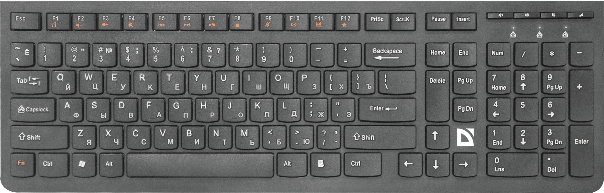 Клавиатура Defender UltraMate SM-535 45535, цвет черный