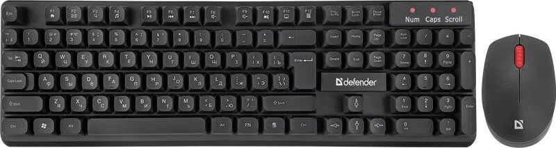 Клавиатура+мышь Defender Milan C-992 45992, цвет черный
