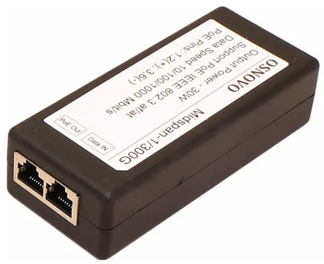 Сопутствующее оборудование OSNOVO Midspan-1/300G