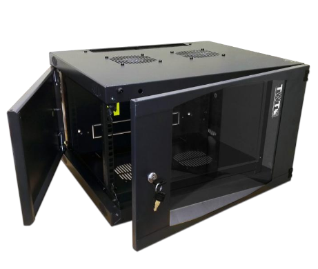 

Шкаф коммутационный Lanmaster TWT-CBWNG-6U-6X6-BK 6U 550x600мм пер.дв.стекл 60кг черный