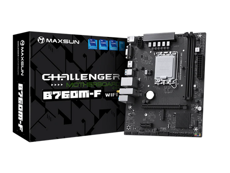 Материнская плата Maxsun LGA 1700 Intel B760 Challenger B760M-F WIFI