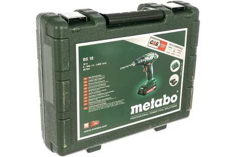 Безударная дрель-шуруповерт METABO BS 18