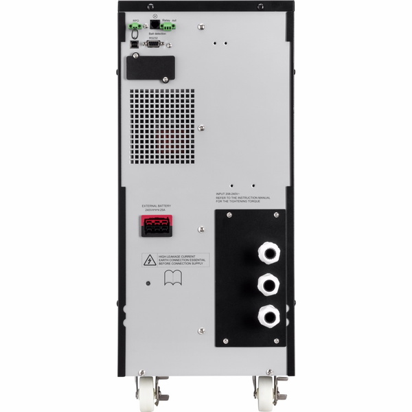 

UPS Eaton 9SX 6000I, double conversion, tower housing, LCD, 6kVA, 5.4kW, hard input and output connection, Mini-Slot,