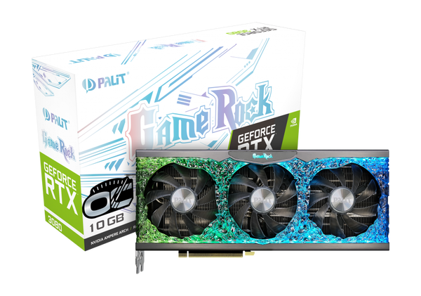 

Видеокарта Palit GeForce RTX 3080 10 ΓБ Retail LHR