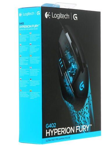 Мышь Logitech G402 910-004070, цвет черный