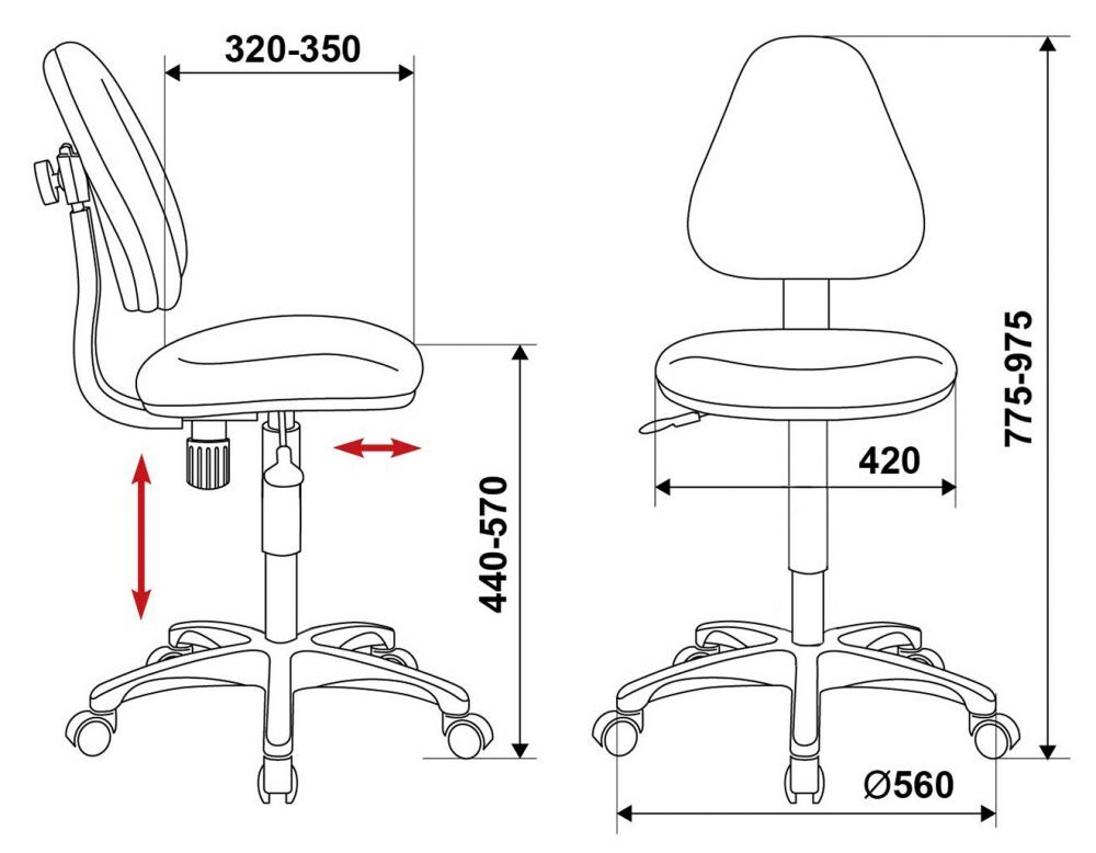 Кресло детское Бюрократ  KD-4