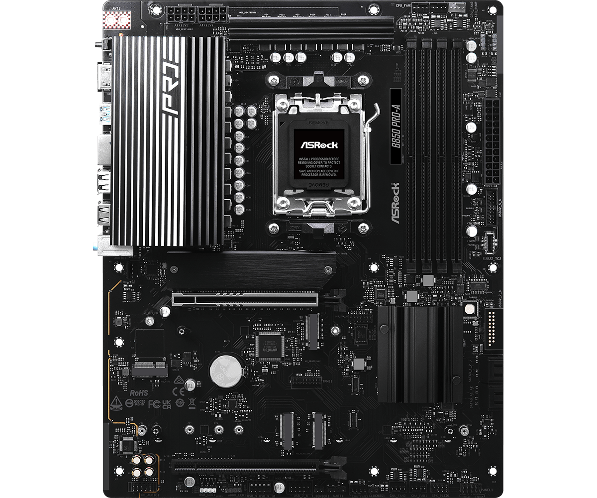 Материнская плата ASRock AM5 AMD B850 B850 PRO-A