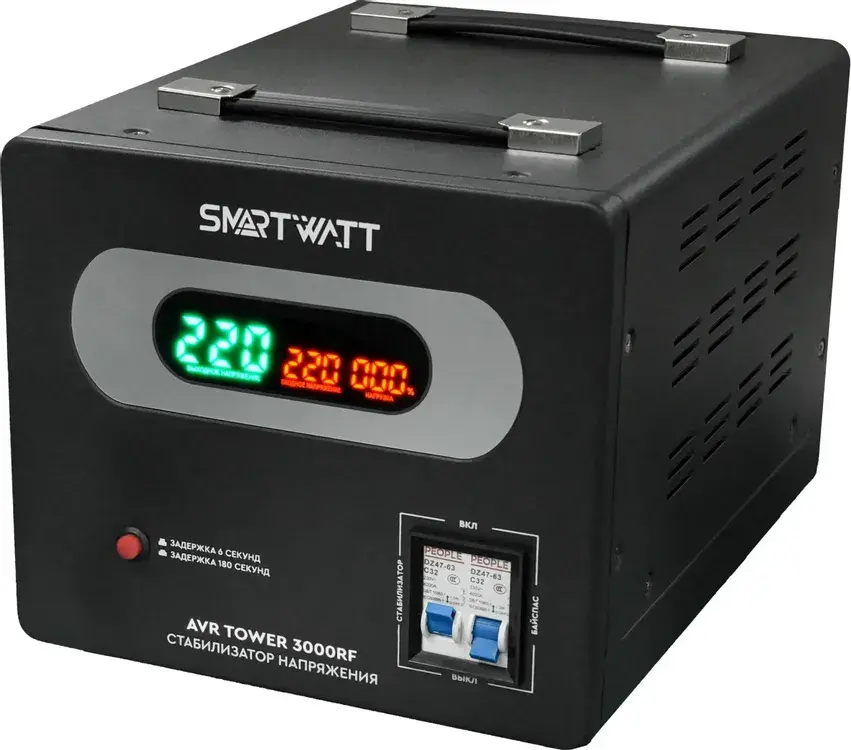 Стабилизатор напряжения SMARTWATT AVR TOWER 3000RF 3000ВА