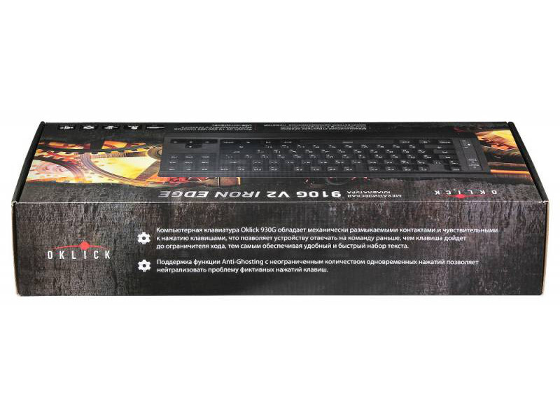 Клавиатура Oklick USB 910G K005, цвет черный