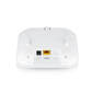 Точка доступа/ Zyxel NebulaFlex NWA50AX Hybrid Access Point, WiFi 6, 802.11a / b / g / n / ac / ax (2.4 and 5 GHz), MU-MIMO, 2x2 antennas, up to 575 + 1200 Mbps, 1xLAN GE, PoE , without support for Captive portal and WPA-Enterprise, protection against 4G / 5G, PSU included