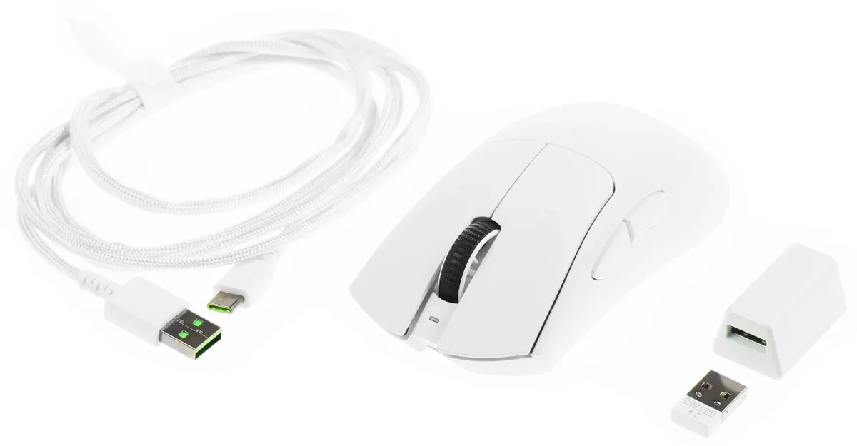 Мышь Razer DeathAdder V3 Pro White Edition