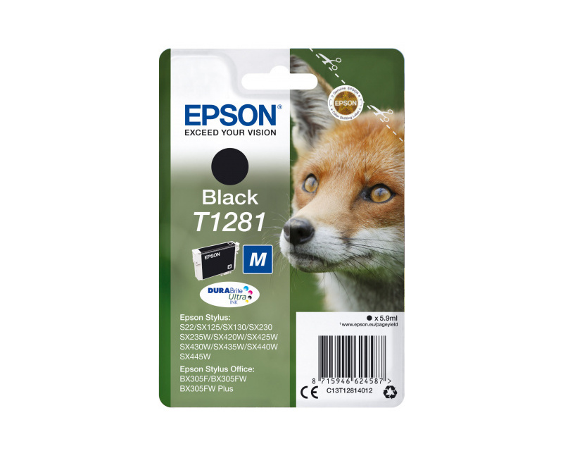 Картридж черный Epson C13T12814012