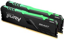 Оперативная память Kingston FURY Beast RGB KF432C16BB2AK2/32