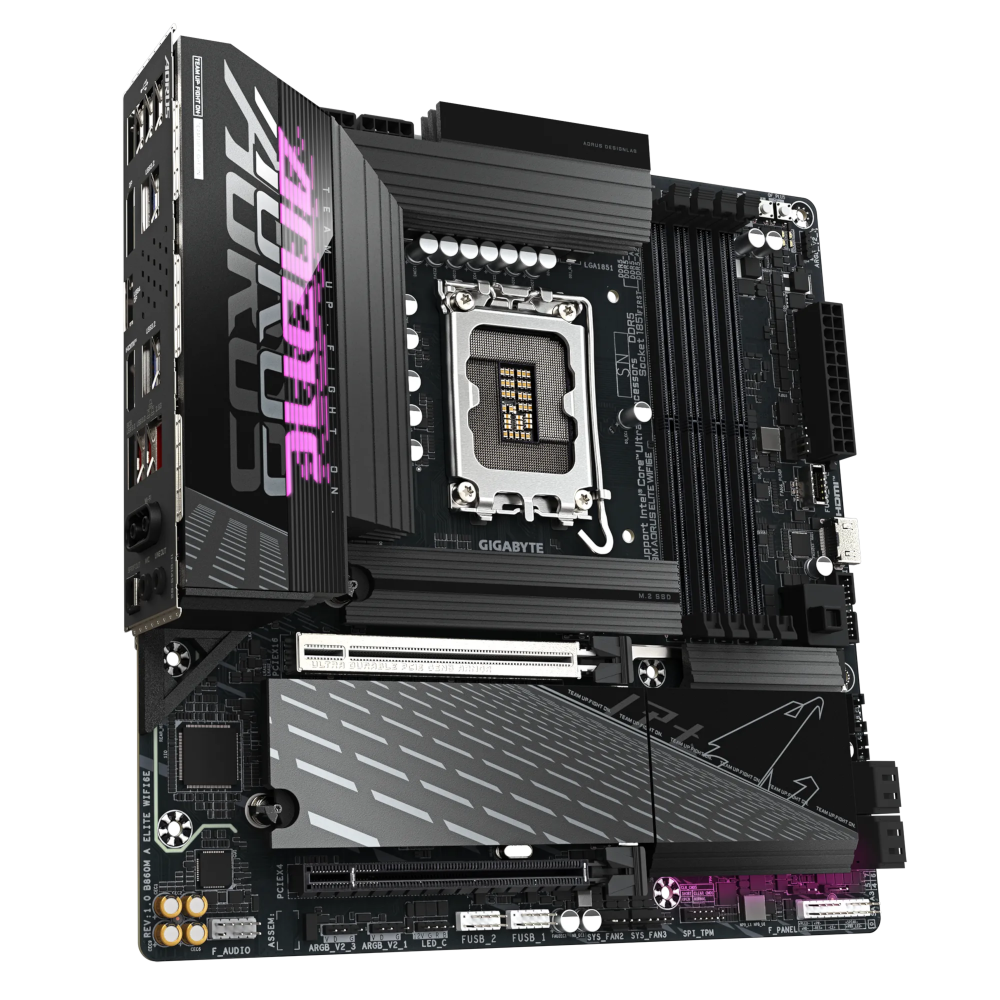 Материнская плата Gigabyte LGA1851 Intel B860 B860M AORUS ELITE WIFI6E