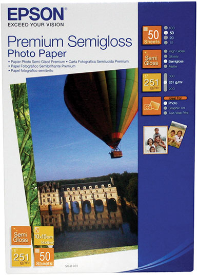 Бумага Epson Semigloss Photo Paper, C13S041765