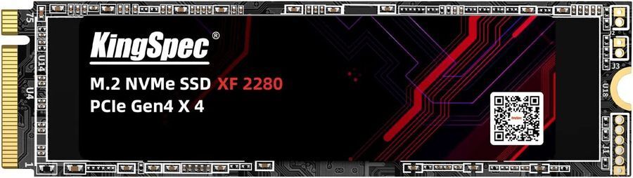 Внутренний твердотельный накопитель KINGSPEC PCI-E x4 512GB