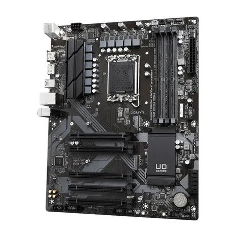 Материнская плата Gigabyte LGA 1700 Intel B760 B760 DS3H DDR4