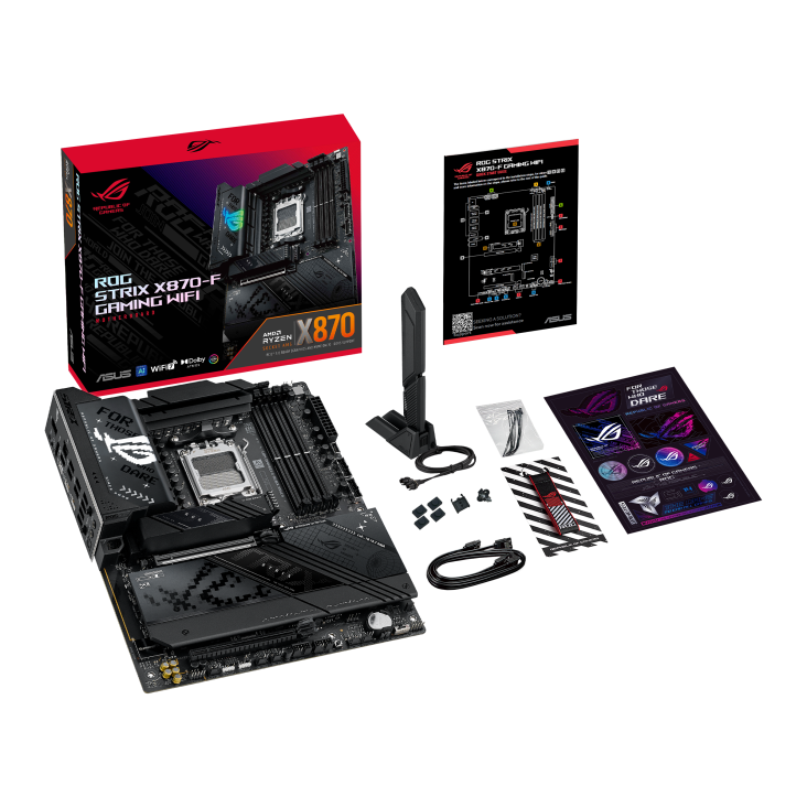 Материнская плата ASUS AMD X870 ROG STRIX X870-F GAMING WIFI